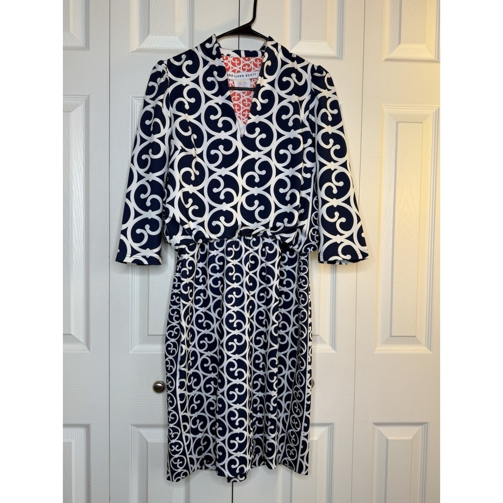 Gretchen Scott Dress Heavens Gates- So Sexy it Hurts Jersey Geometric NWT Sz M